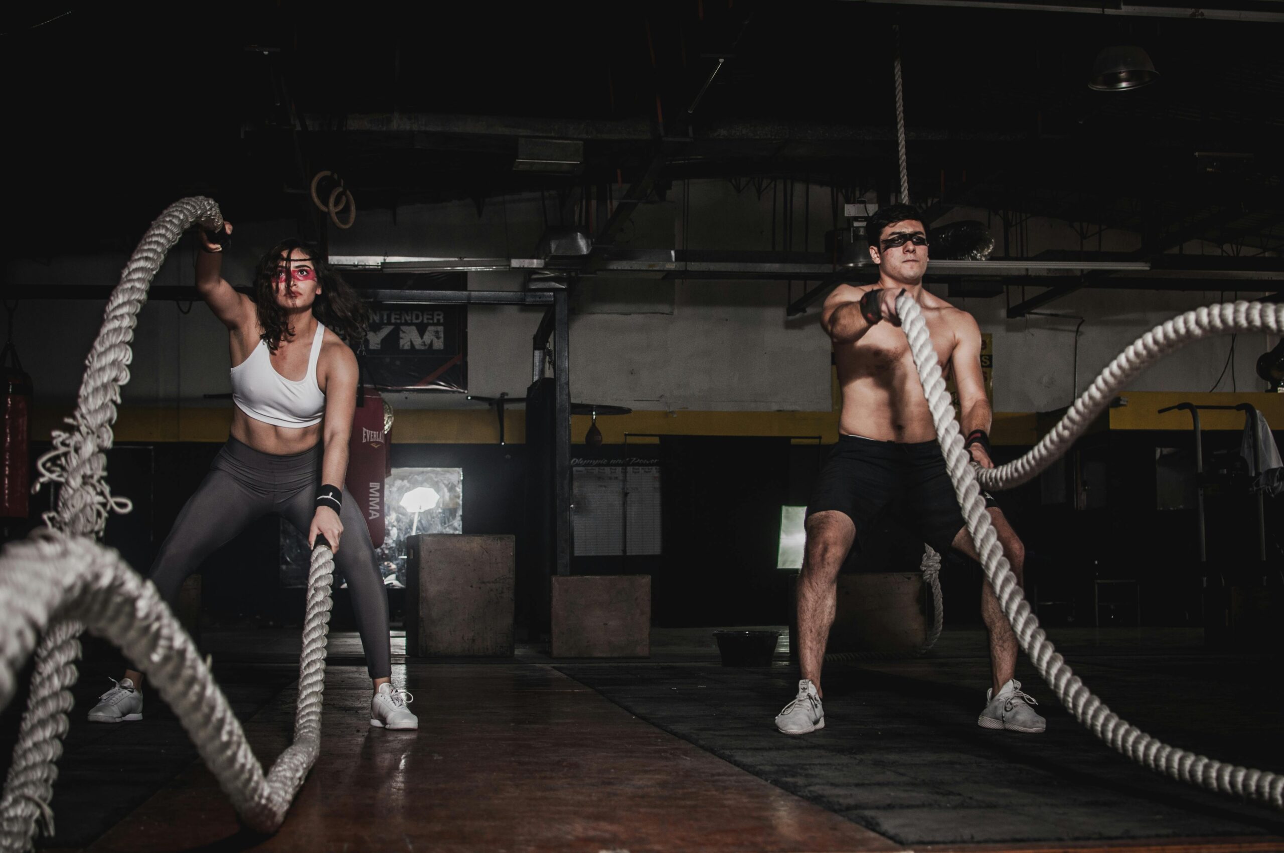 Minst gebruikte sportattributen in de sportschool